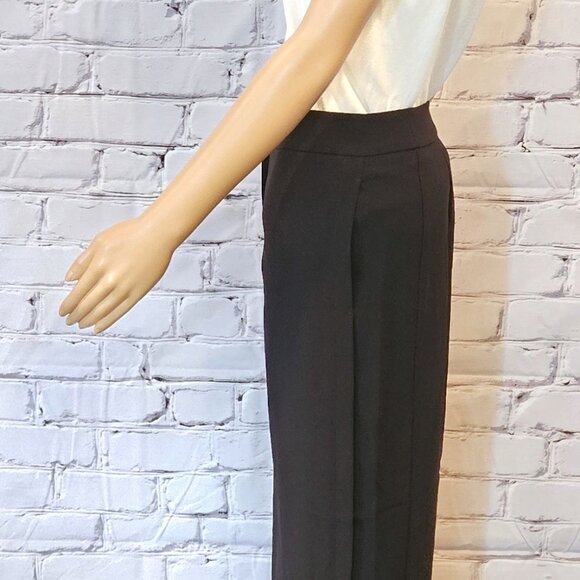 NWOT!! - ANN TAYLOR Factory, Black cropped wide legged pants - Picture 8 of 14
